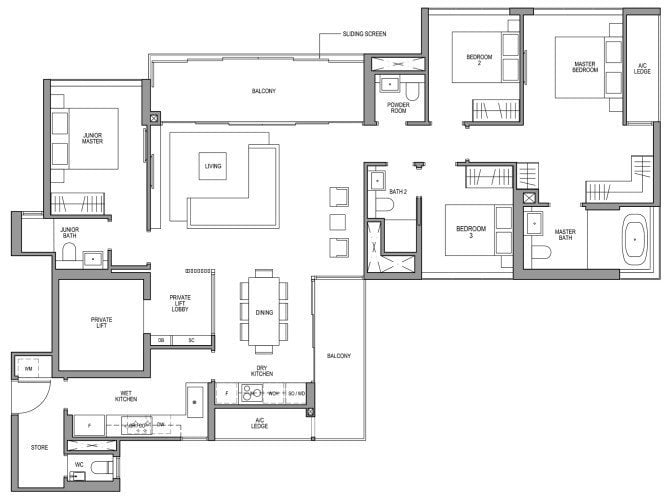 Martin Modern Floor Plan d2