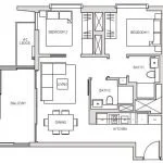 Midtown Floor Plan B1