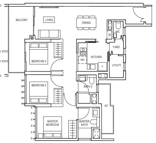 Midwood Floor Plan 3ub