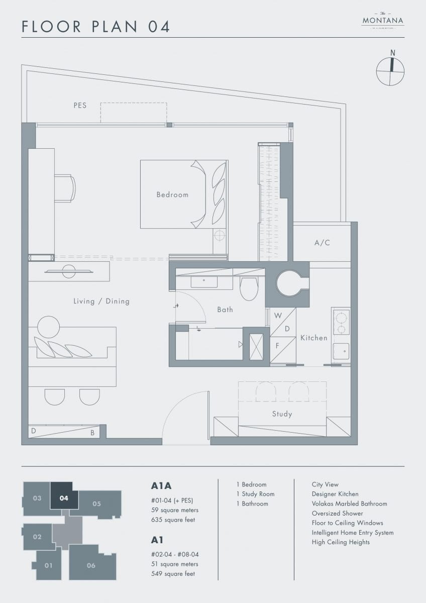 The Montana Floor Plan - A1