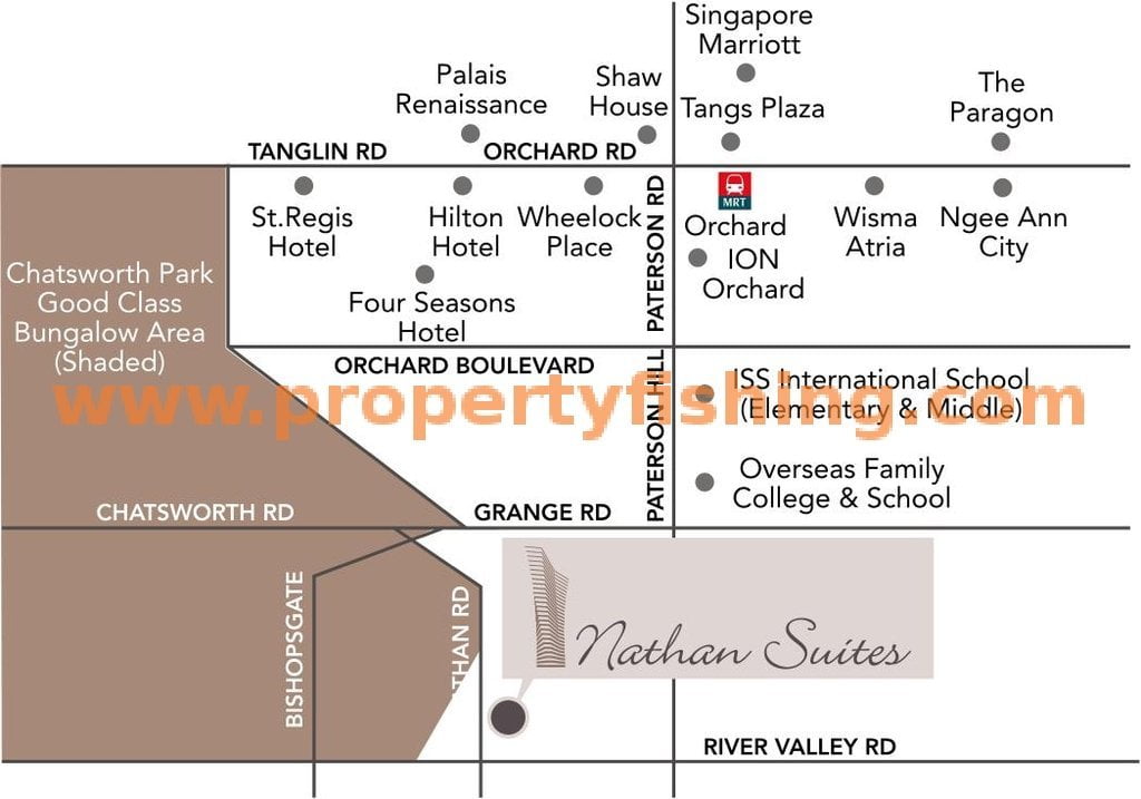 Nathan Suites Location Map