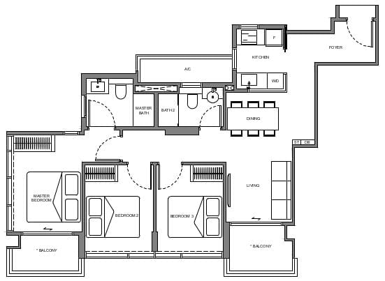 Neu at Novena Floor Plan C
