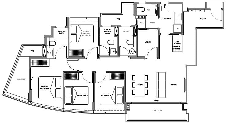 Neu at Novena Floor Plan D