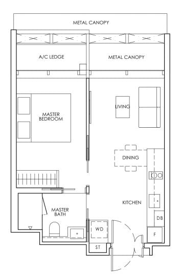 Newport Residences Floor Plan A1