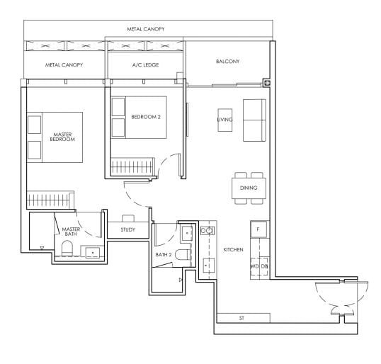 Newport Residences Floor Plan BPS1
