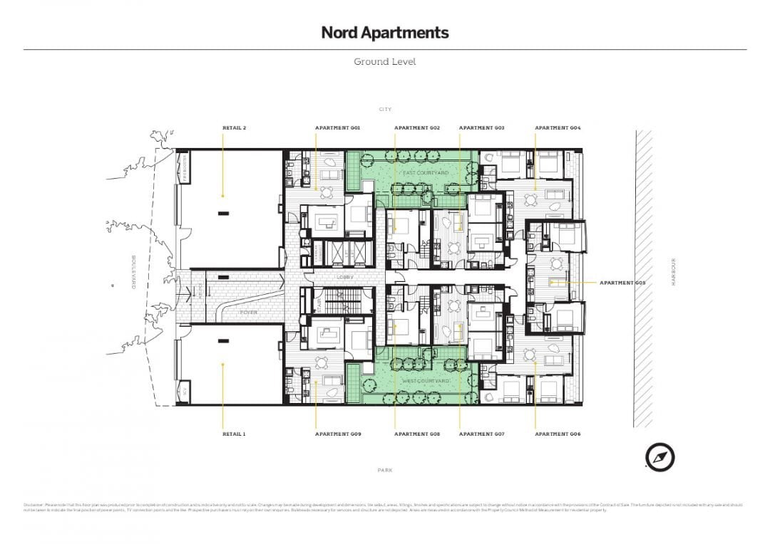 Nord Melbourne Site Plan ground level