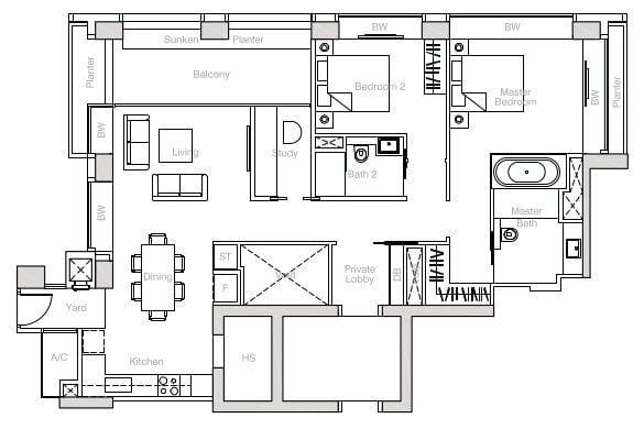 Nouvel 18 Floor Plan B