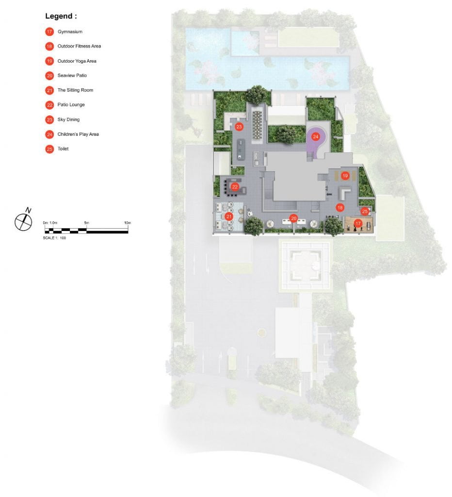 Nyon Site Plan Sky Terrace