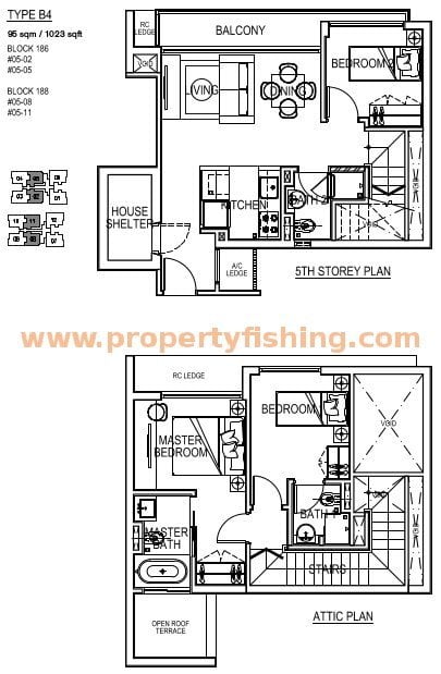 One Eighties Residences Floor Plan 3