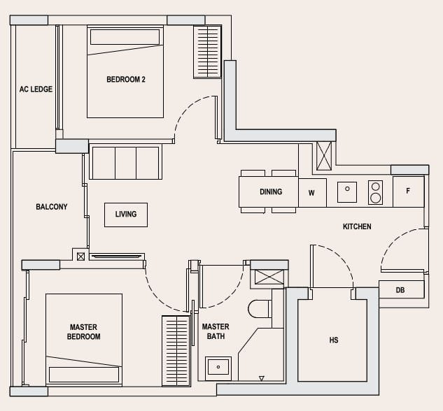 索菲亚果园平面图 B1b