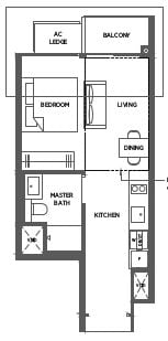 Parc Esta Floor Plan A1