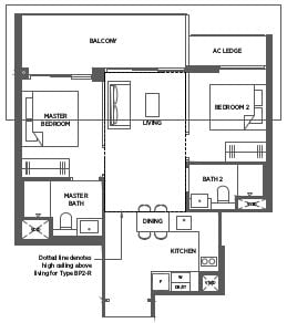 Parc Esta Floor Plan BP2
