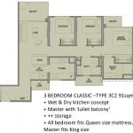Park Colonial Floor Plan 3c2