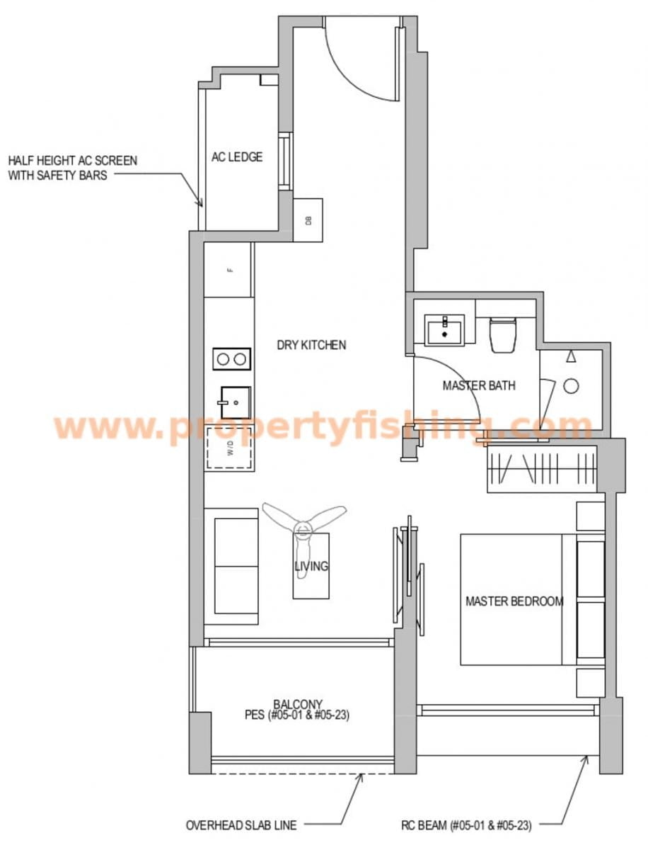 Park Place Residences Floor Plan A1