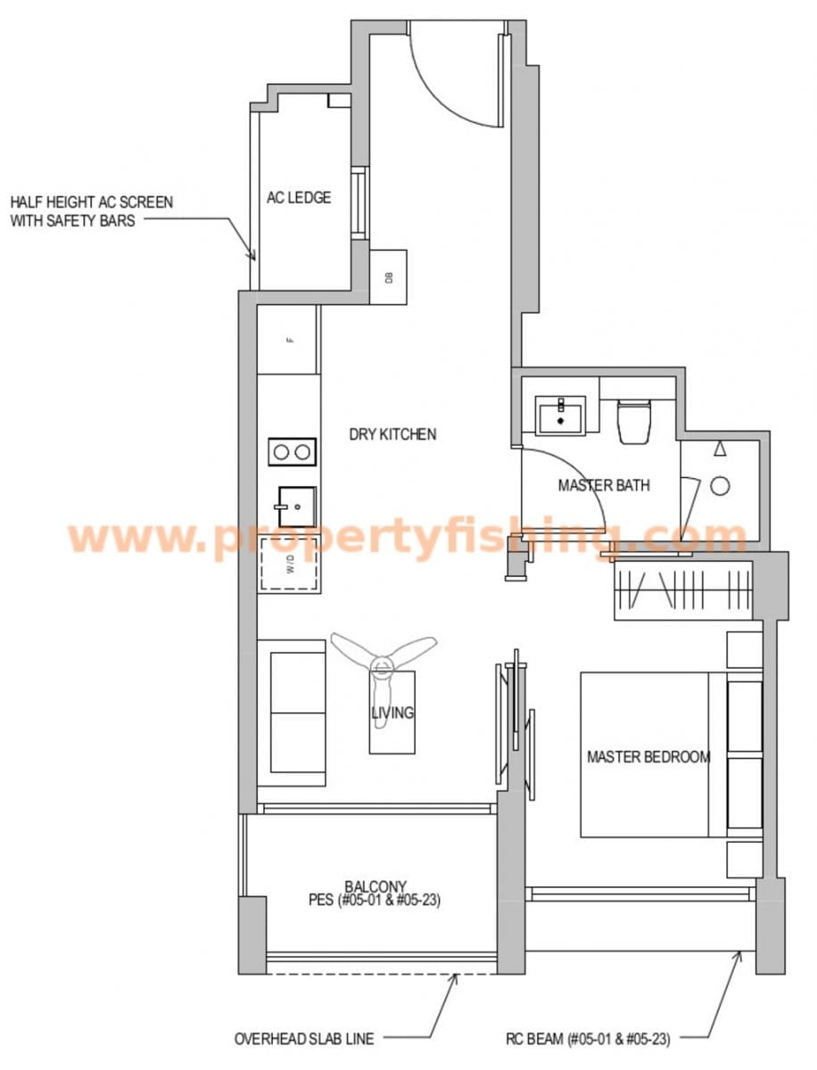 Park Place Residences Lantai Rencana A1