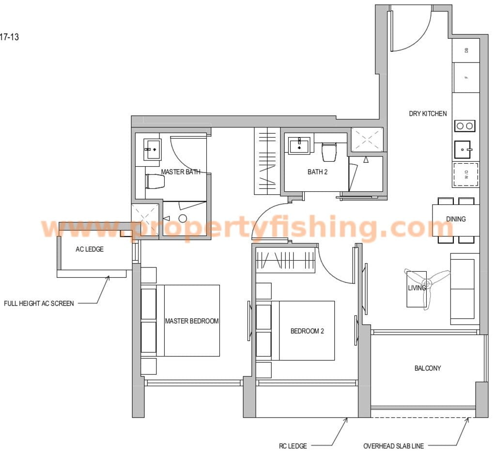 Park Place Residences Lantai Rencana C1