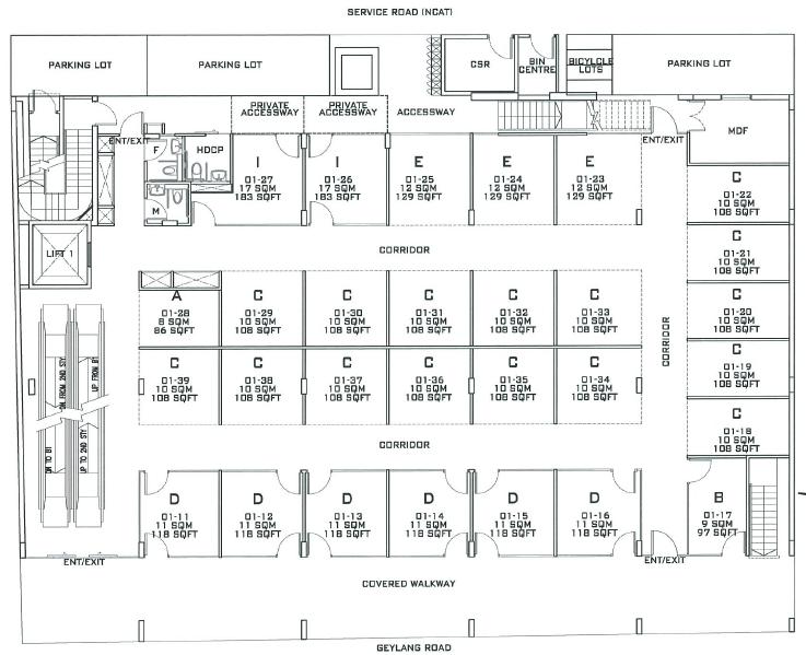 Pavilion Square Commercial Floor Plan
