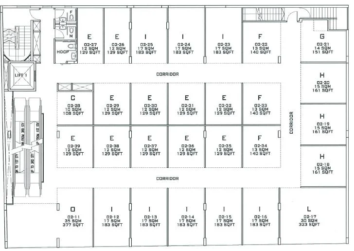 Pavilion Square Commercial Floor Plan