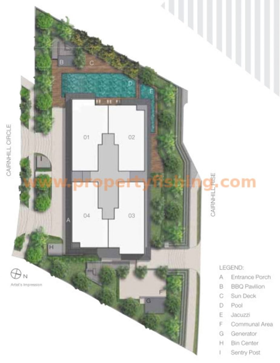 The Peak @ Cairnhill II Site Plan