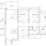 Penrose Floor Plan 3sb
