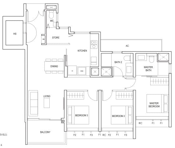 Penrose Floor Plan 3yd