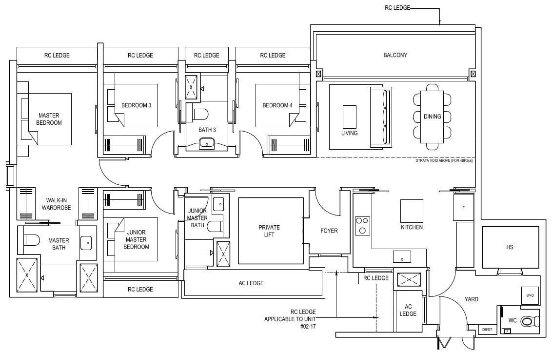 Pinetree Hill Floor Plan 4bp2
