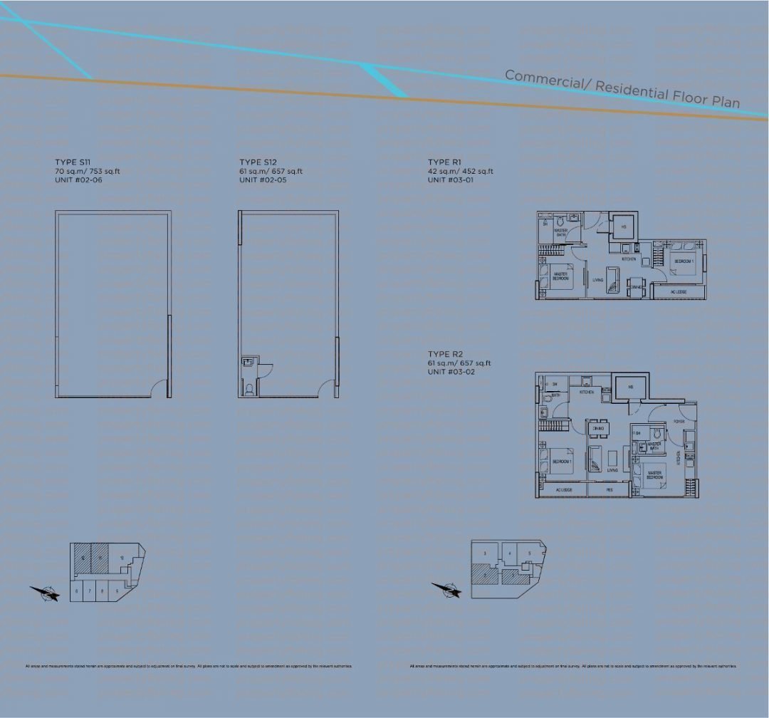 Prestige Point Commercial and residential floor plan