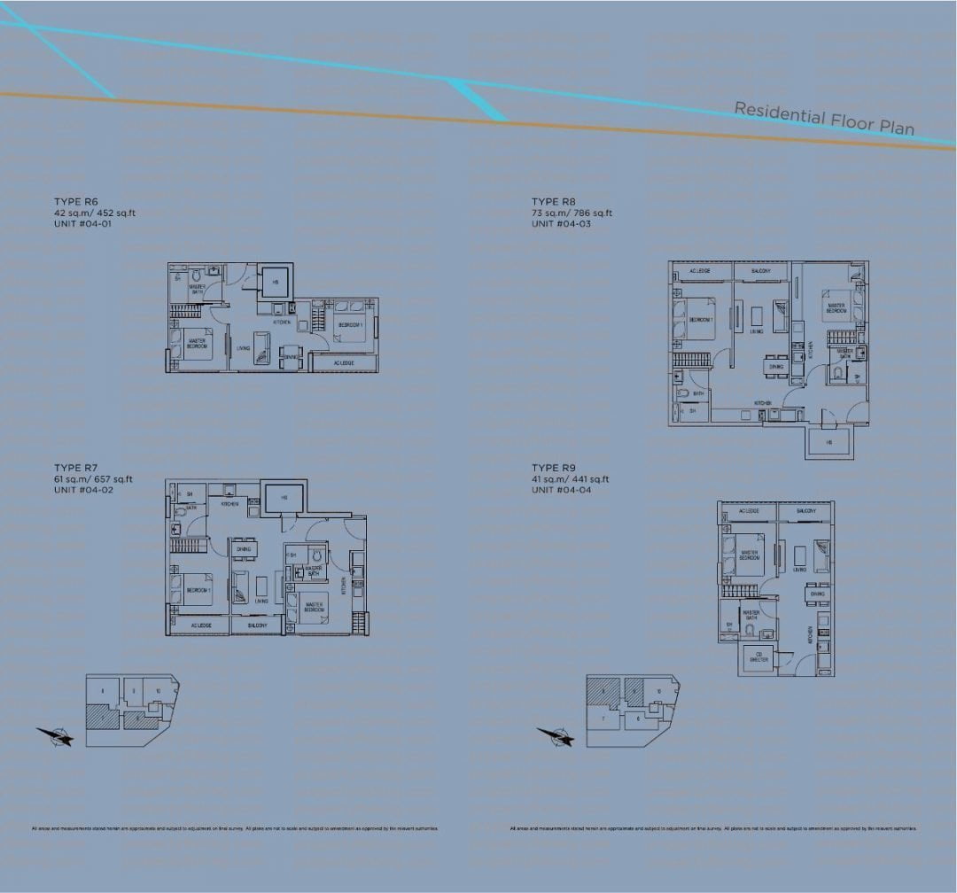 Prestige Point residential floor plan 2