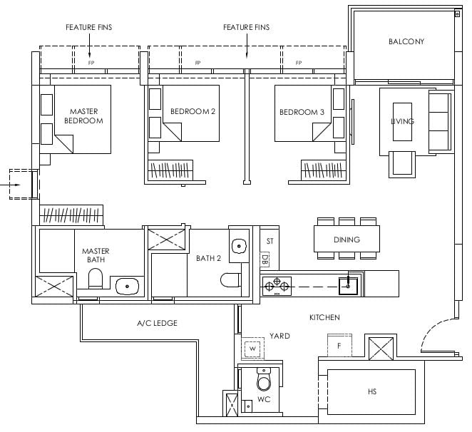 Provence Residence Floor Plan C4