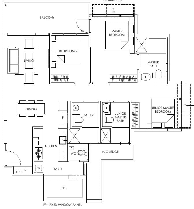 Provence Residence Floor Plan C7