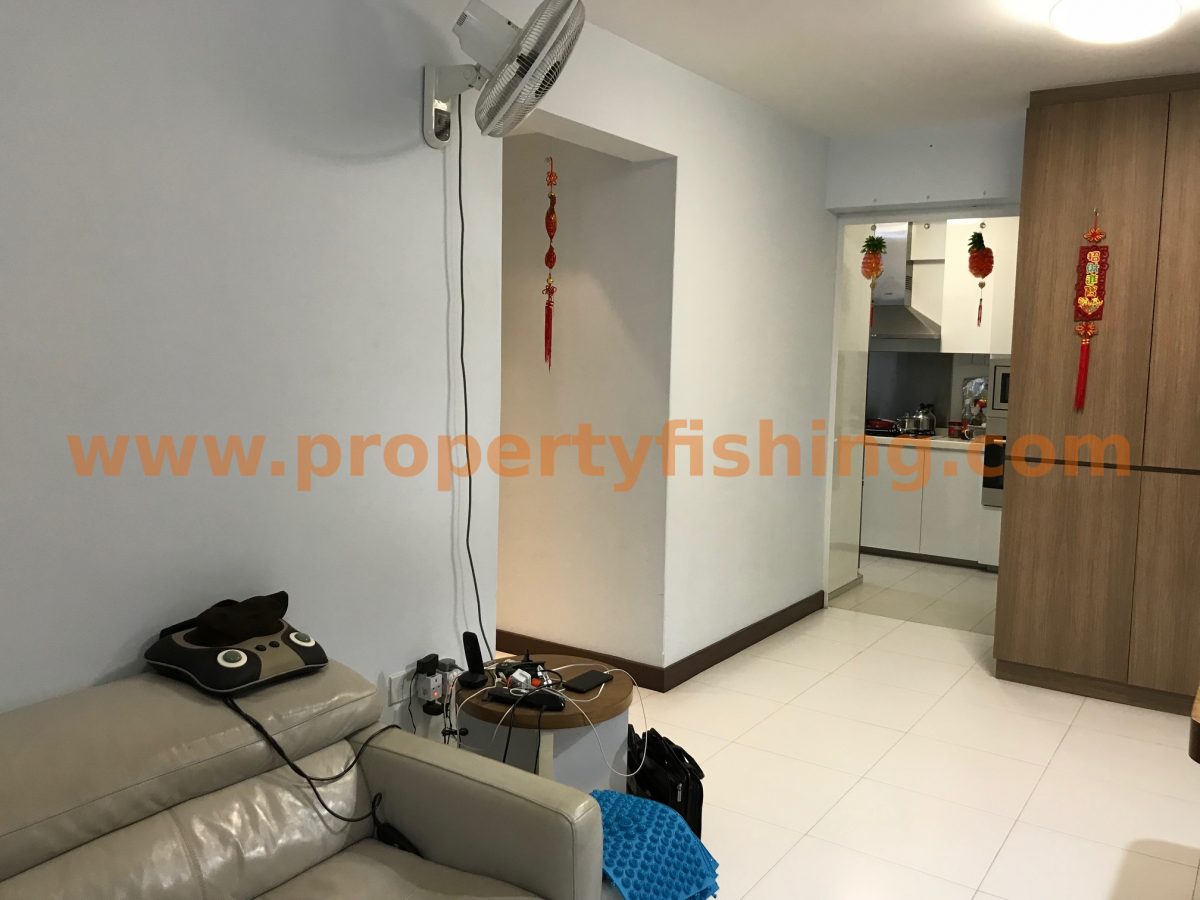 Punggol Place HDB 4 Room Resale Living 2