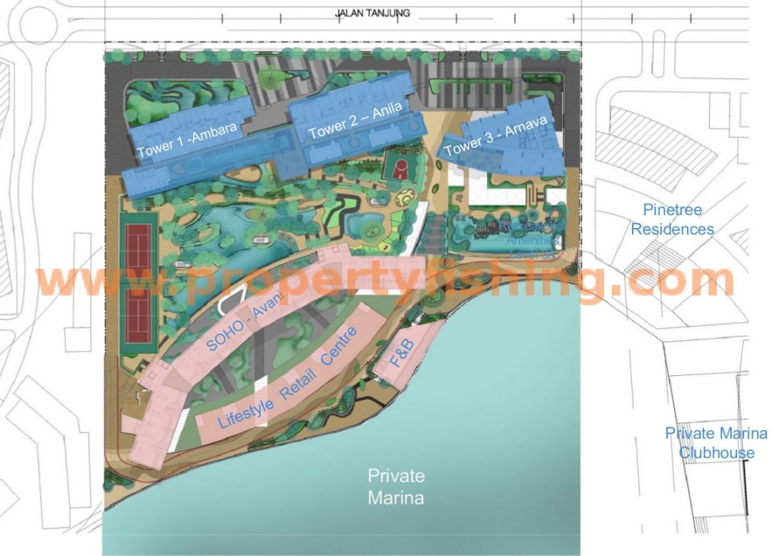 Puteri Cove Residences Site Plan