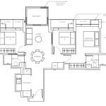 The Reserve Residences Floor Plan C1