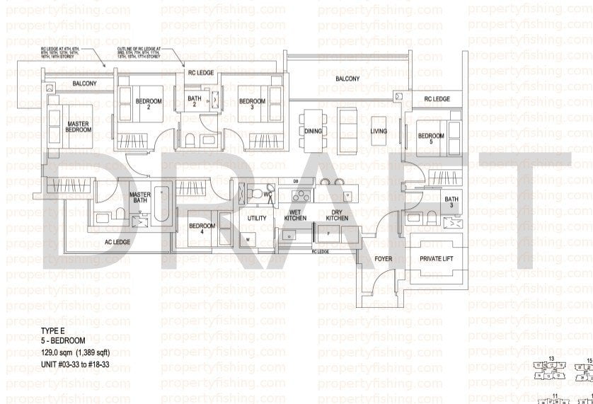 Riverbank at Fernvale Floor plans - 5 bedroom