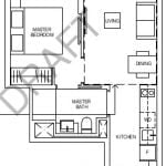 Riverfront Residences Floor Plan A1