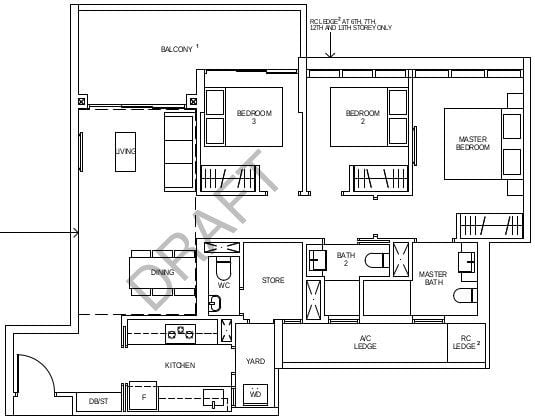 Riverfront Residences Floor Plan cp2