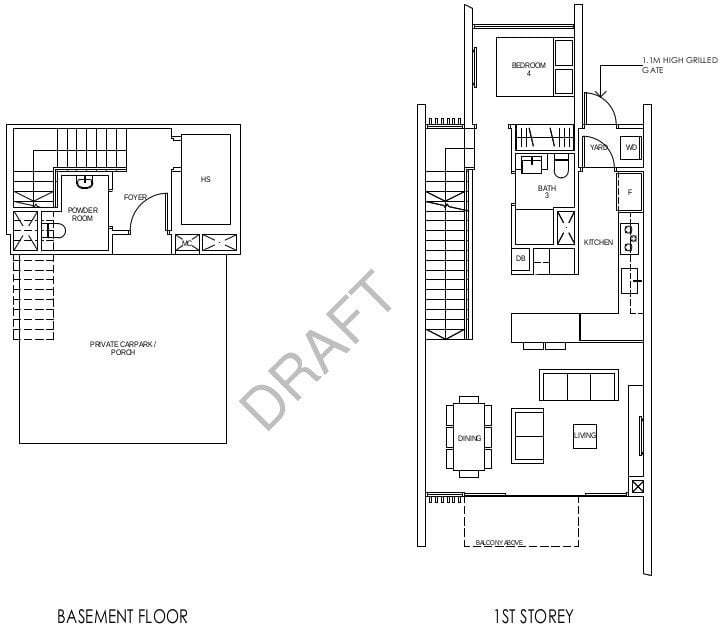 Riverfront Residences Floor Plan T1