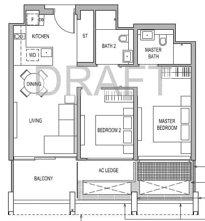 Riviere Floor Plans B1-2