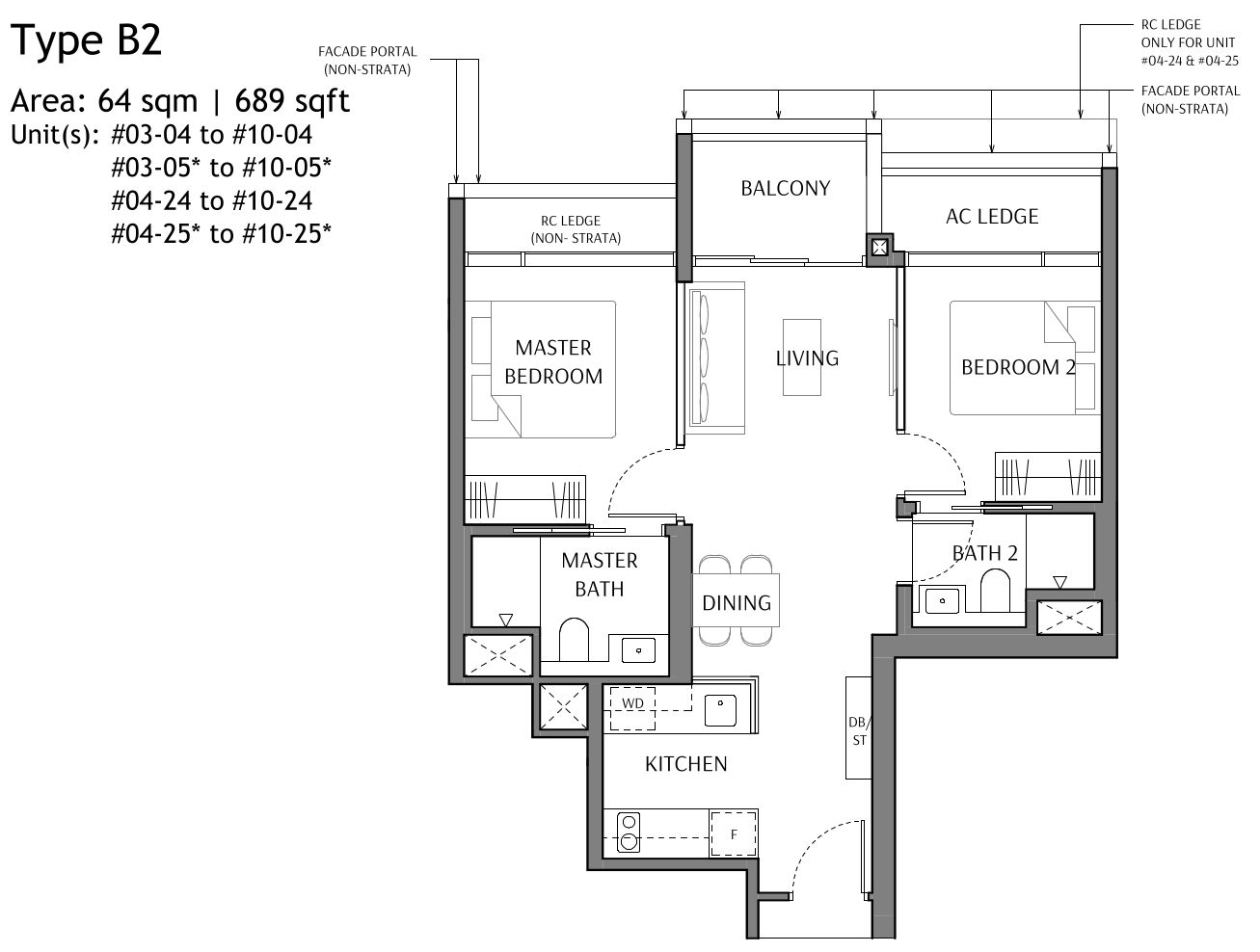 Robertson Opus Floor Plan B2