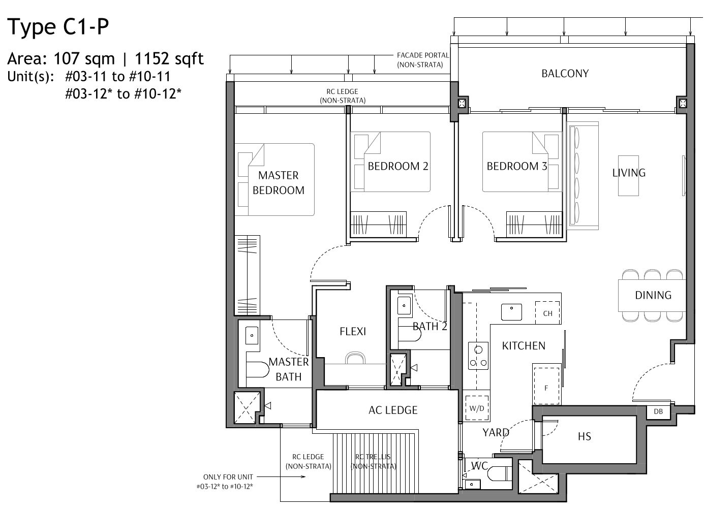 Robertson Opus Floor Plan C1P