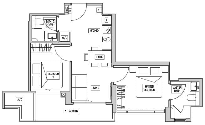 RV Altitude Floor Plan B1