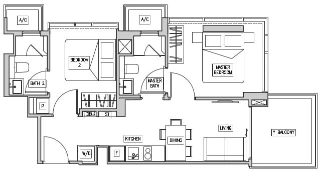 RV Altitude Floor Plan B3
