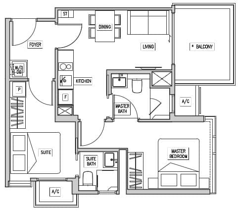 RV Altitude Floor Plan C1