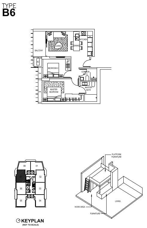 The Scotts Tower Floor Plan B6