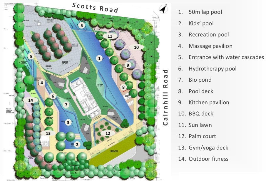 The Scotts Tower Site Plan