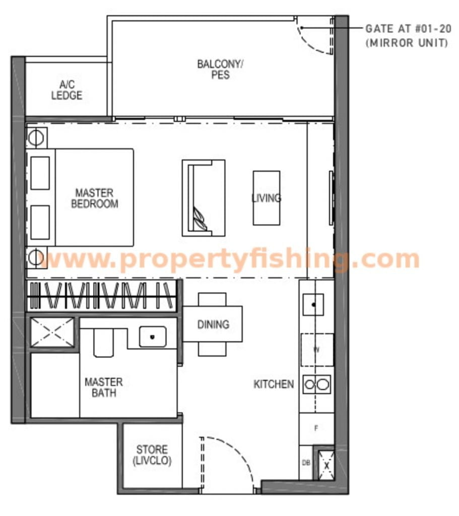 Seaside Residences Floor Plans A1