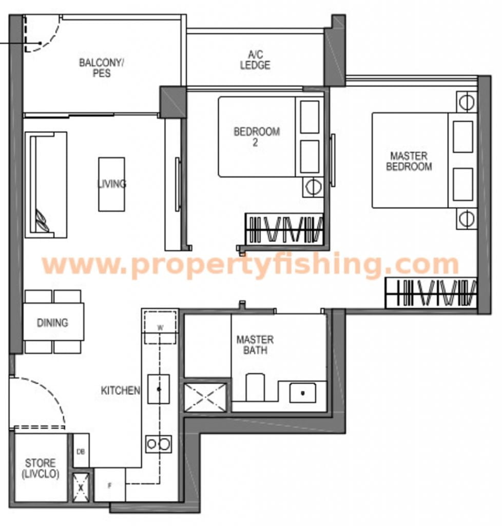 Paket Lantai Seaside Residences B1