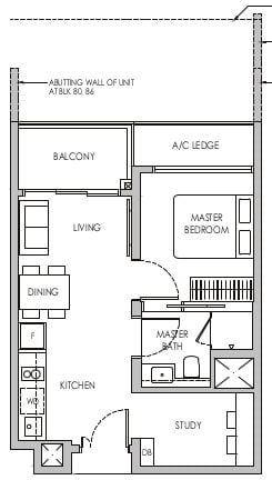 Sengkang Grand Floor Plan A3S