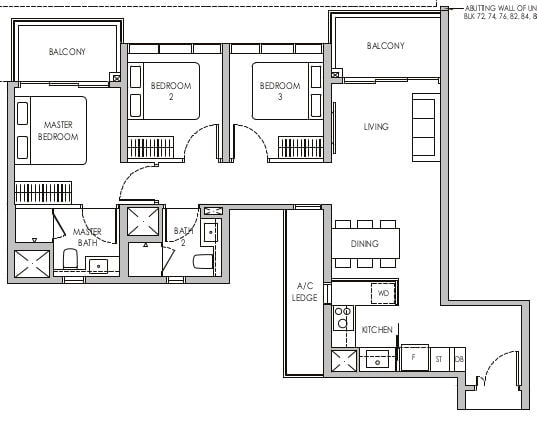 Sengkang Grand Floor Plan C1