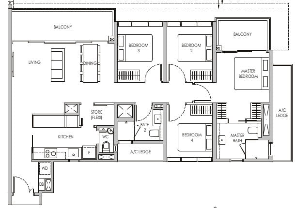 Sengkang Grand Floor Plan D2PF
